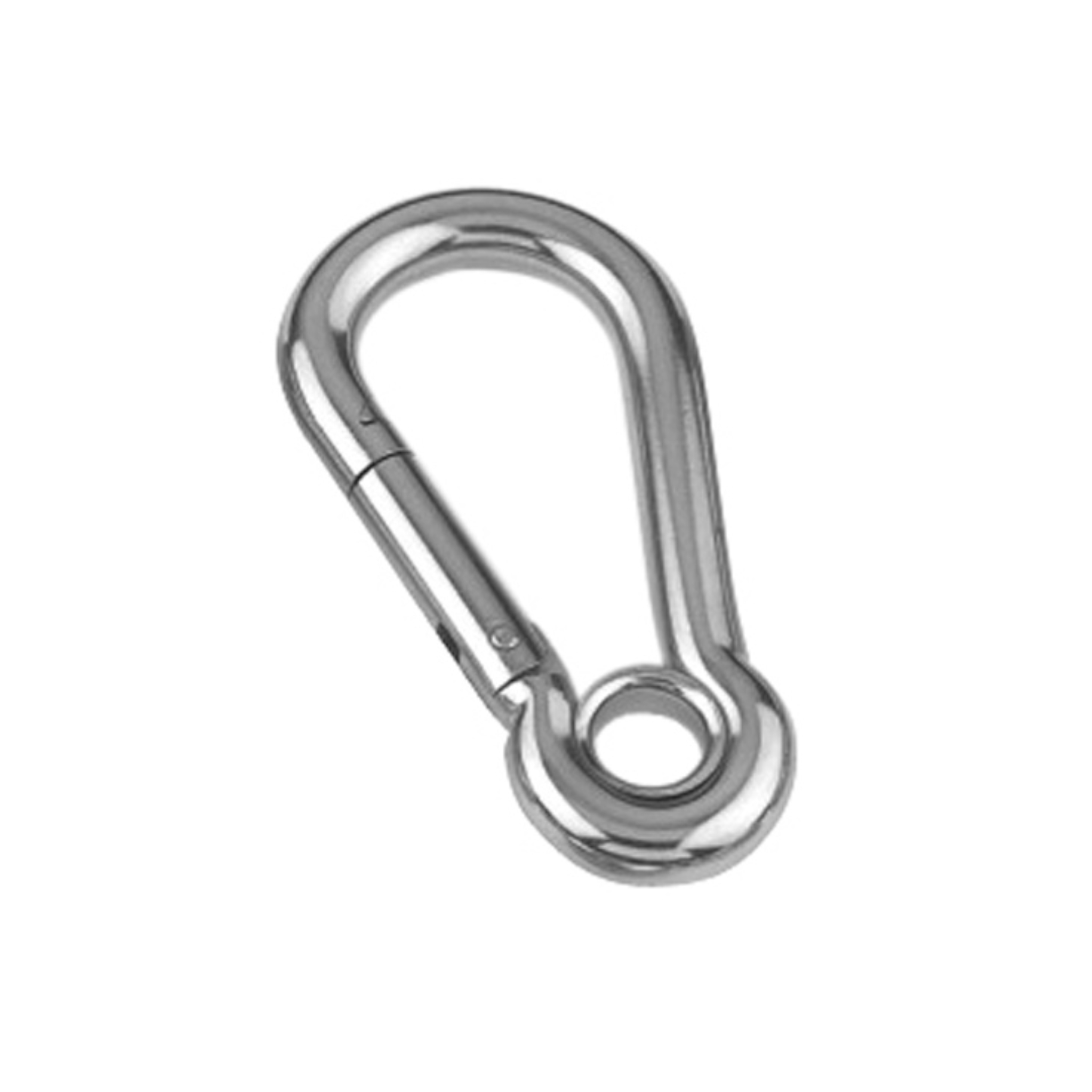 rostfreier Edelstahl-Karabinerhaken geschlossenes Auge