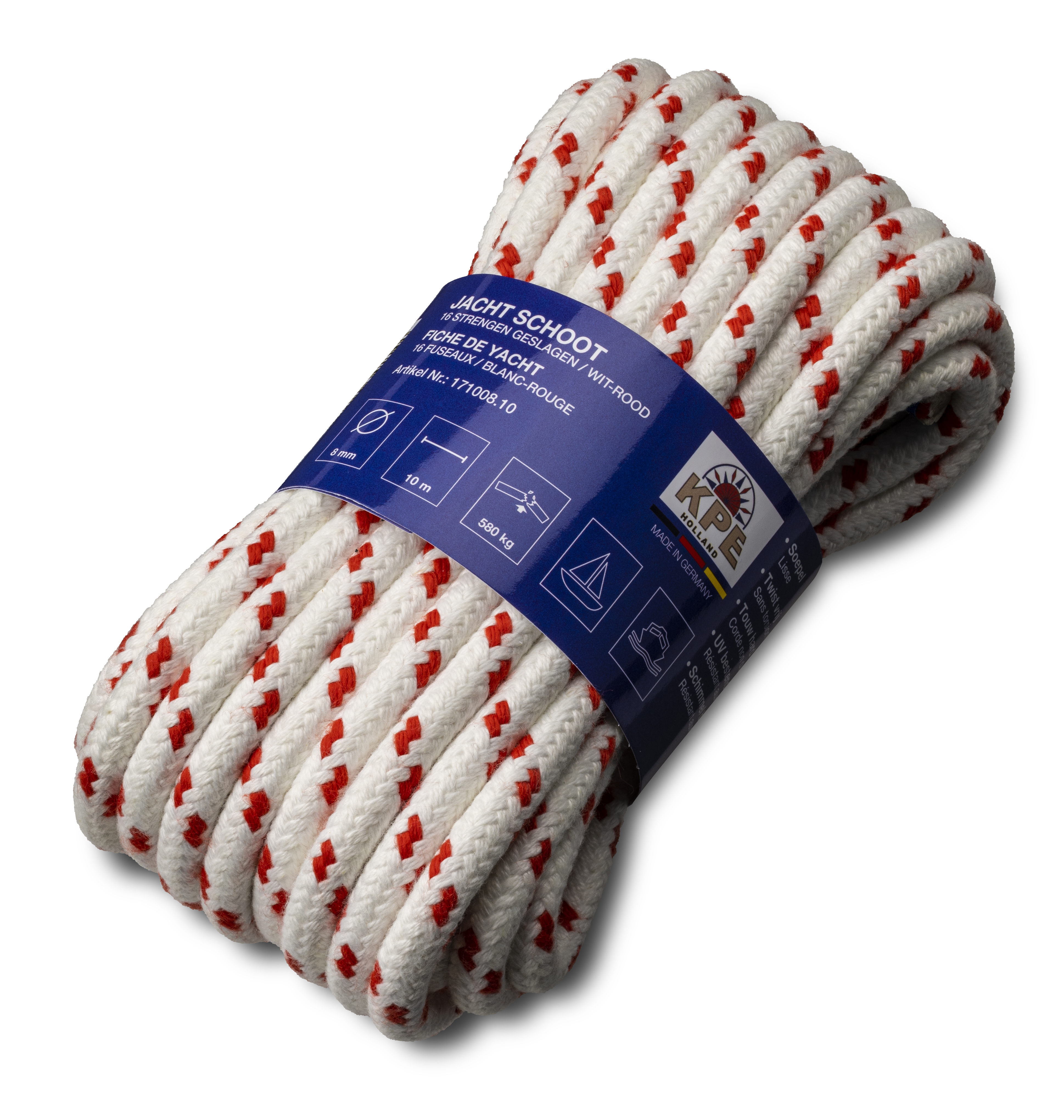 Yacht Schot 16-fach geflochten