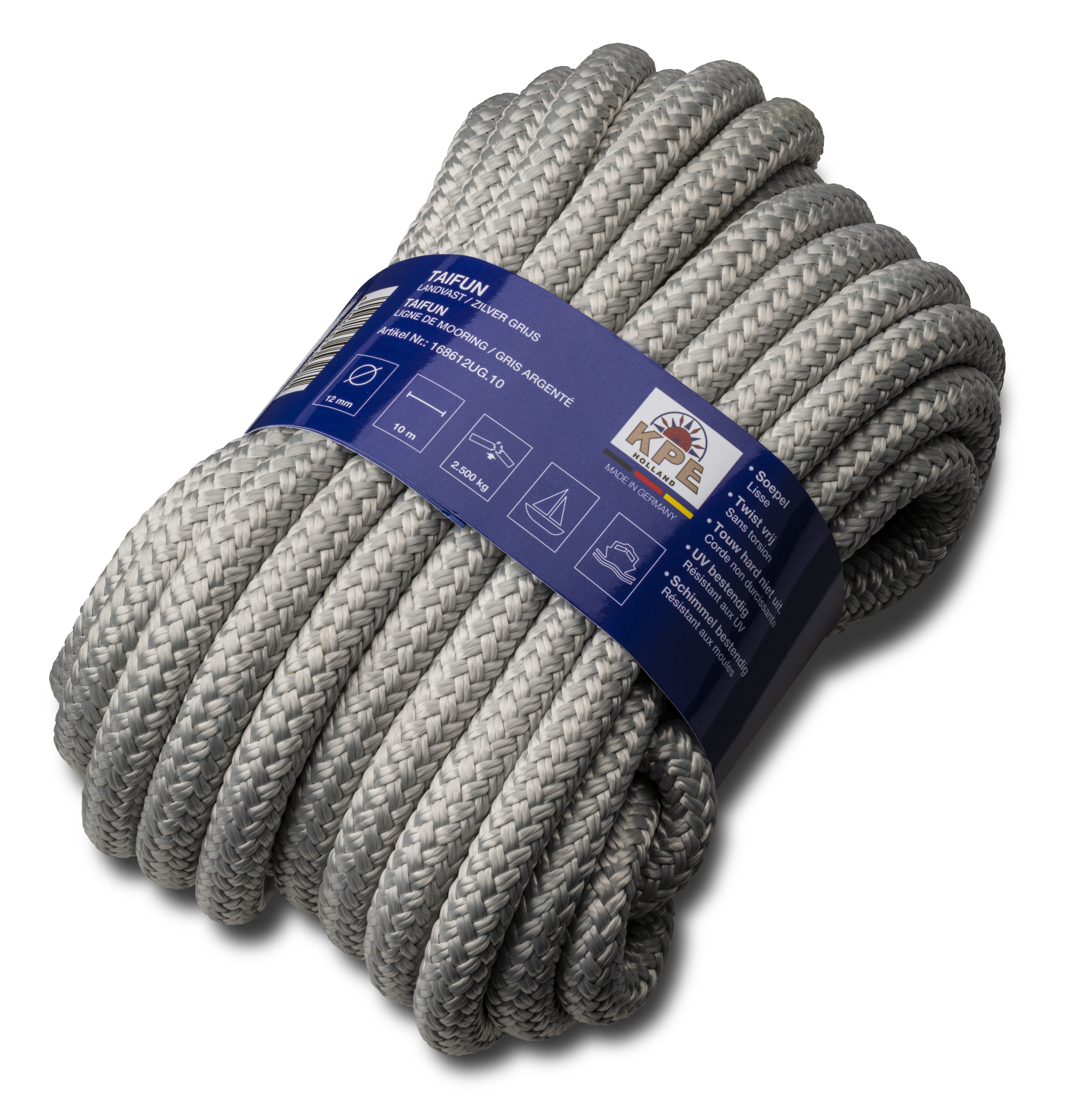 Taifun® Festmachertau silbergrau