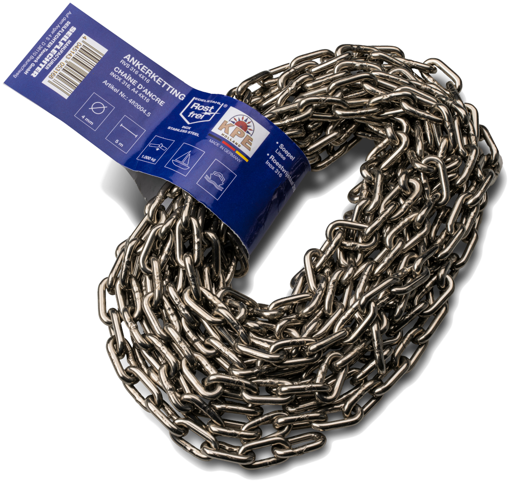 Edelstahlkette 4 mm